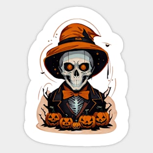 ghost skull Sticker